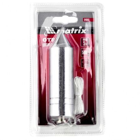 Отвес цилиндрический, 500 г, шнур 5 м Matrix по цене 711 руб. купить в Воронеже.