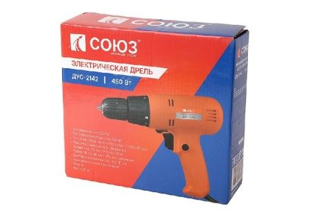 Сетевой шуруповерт СОЮЗ ДУС-2142 по цене 1 640 руб. купить в Воронеже.