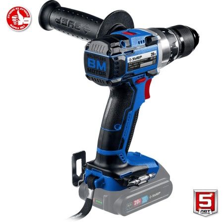 ЗУБР 20В бесщеточная дрель-шуруповерт, без АКБ, в коробке, Профессионал. DB-201 по цене 9 590 руб. купить в Воронеже.