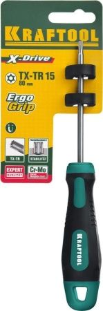 KRAFTOOL Х-Drive TX HOLE15x80 отвертка по цене 331 руб. купить в Воронеже.
