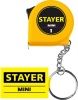 STAYER MINI 1м / 6мм рулетка-брелок по цене 119 руб. купить в Воронеже.