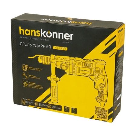 Дрель ударная  двухскоростная Hanskonner HID21100DS по цене 8 990 руб. купить в Воронеже. Дрель ударная  двухскоростная Hanskonner HID21100DS по цене 8 990 руб. купить в Воронеже.