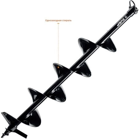 Шнек для мотобуров, грунт, d=150 мм, однозаходный, ЗУБР по цене 2 590 руб. купить в Воронеже.