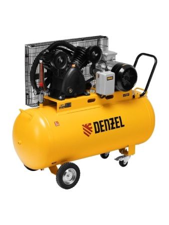 Компрессор воздушный рем. привод BCV 5500-T/200, 5,5 кВт, 200 литров, 850 л/мин Denzel