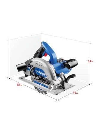 Пила дисковая, 90°-52 мм, диск 165 мм, 1300 Вт, ЗУБР Профессионал по цене 8 340 руб. купить в Воронеже.