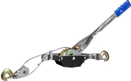 Лебедка ручная рычажная СИБИН, тросовая, 2т, 3м по цене 2 570 руб. купить в Воронеже.