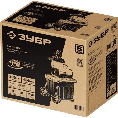 ЗУБР 2800 Вт электрический садовый измельчитель по цене 27 390 руб. купить в Воронеже.