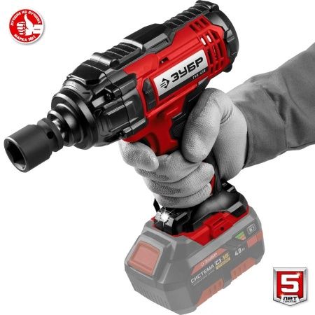 ЗУБР 18В, без АКБ, в коробке, гайковерт ударный. ГУЛ-410 по цене 8 320 руб. купить в Воронеже.