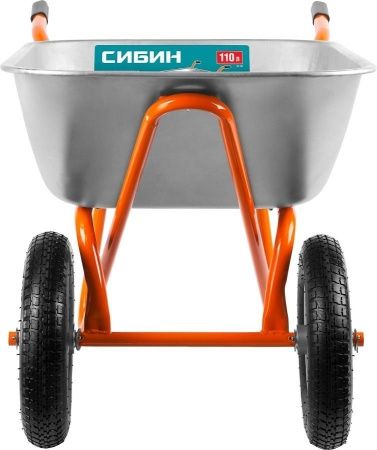 Строительная двухколесная тачка СИБИН СТ-22 110 л 200 кг по цене 4 900 руб. купить в Воронеже.