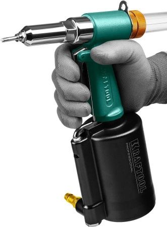 AR-64 заклепочник пневматический для заклёпок из алюминия, стали, нерж. стали, d=2,4 / 3,2 / 4,0 / 4,8 / 6,4 мм, KRAFTOOL по цене 15 010 руб. купить в Воронеже.