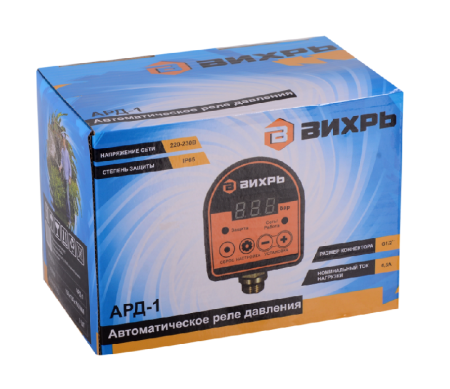 Автоматическое реле давления ВИХРЬ АРД-1 по цене 4 490 руб. купить в Воронеже.