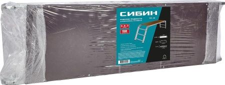 Рабочие подмости СИБИН, алюминиевые, 3х6х3 ступени, складные с фиксированной площадкой РП-36 по цене 13 500 руб. купить в Воронеже.