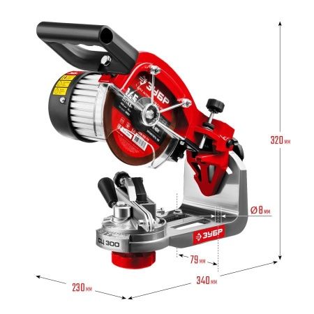 ЗУБР СЦ-300 заточной станок для пильных цепей, d145 мм, 230 Вт по цене 9 990 руб. купить в Воронеже.