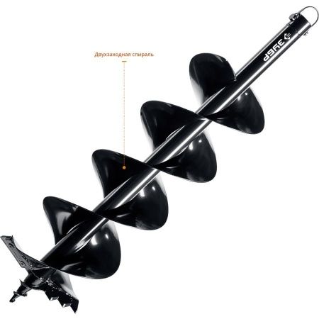 Шнек для мотобуров, мерзлый грунт, d=200 мм, двухзаходный, ЗУБР по цене 5 140 руб. купить в Воронеже.