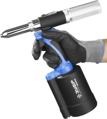 Заклепочник ЗУБР пневматический, корпус из композит материалов, для заклепок из нержав стали, 2,4-3,2-4-4,8мм по цене 15 590 руб. купить в Воронеже.