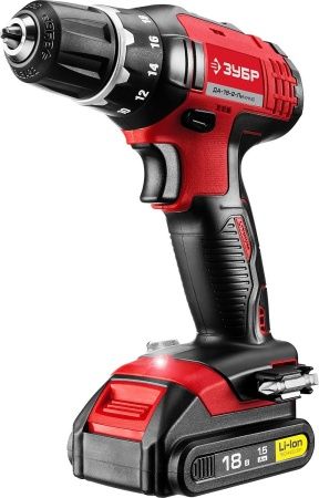 Дрель-шуруповерт 18 В, Li-Ion, 2 АКБ, ЗУБР по цене  купить в Воронеже.