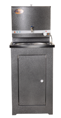 Умывальник дачный с подогревом "Люкс" ВИХРЬ, нержавейка, серебристый по цене 6 490 руб. купить в Воронеже.