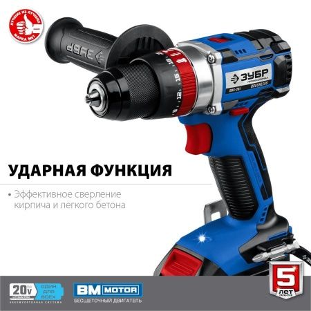 ЗУБР 20В бесщеточная ударная дрель-шуруповерт, 2 АКБ (2Ач), в кейсе, Профессионал. DBS-201-22 по цене 13 390 руб. купить в Воронеже. ЗУБР 20В бесщеточная ударная дрель-шуруповерт, 2 АКБ (2Ач), в кейсе, Профессионал. DBS-201-22 по цене 13 390 руб. купить в Воронеже.