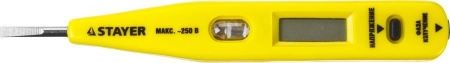 Тестер напряжения STAYER ″MASTER″ MAXElectro цифровой со световым индикатором, 12-220В, 125мм по цене 252 руб. купить в Воронеже. Тестер напряжения STAYER ″MASTER″ MAXElectro цифровой со световым индикатором, 12-220В, 125мм по цене 252 руб. купить в Воронеже.