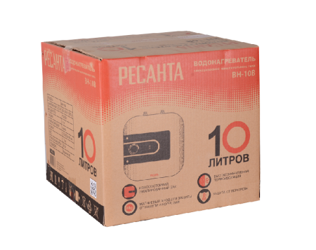 Водонагреватель накопительный ВН-10В Ресанта по цене 7 490 руб. купить в Воронеже.