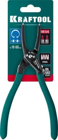 KRAFTOOL съемник стопорных колец 180 мм, прямые губки, внутренний по цене 1 730 руб. купить в Воронеже.