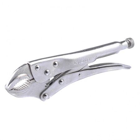 Зажим ручной, полукруглый захват, 220 мм Сибртех по цене 486 руб. купить в Воронеже.