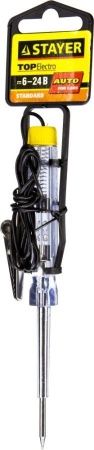 Пробник STAYER ″STANDARD″ TOPElectro для автопроводки, 6-24В, флажок-подвеска по цене 120 руб. купить в Воронеже.