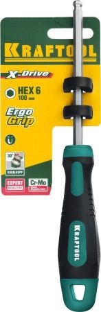 KRAFTOOL Х-Drive HEX6x100 отвертка по цене 410 руб. купить в Воронеже.