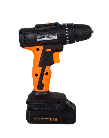 Дрель-шуруповерт ДА-18Л-2КУ/Б (2,0 А/ч) (бесщеточный двигатель) Вихрь по цене 6 490 руб. купить в Воронеже.