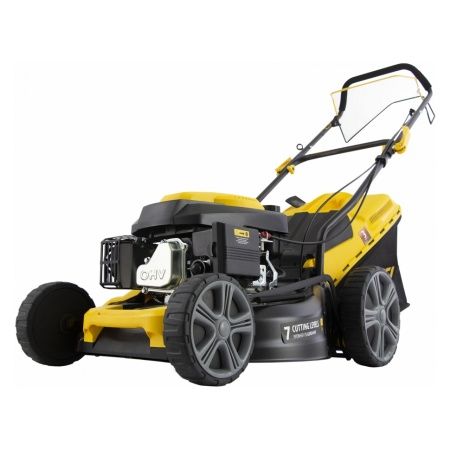 Газонокосилка бензиновая GLD-460SP, 146 куб.см, ширина 46 см, привод 7 уровней, травосборник 50 л Denzel по цене 32 660 руб. купить в Воронеже.