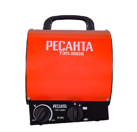 Электрическая теплопушка РЕСАНТА ТЭП-3000К по цене 2 990 руб. купить в Воронеже.