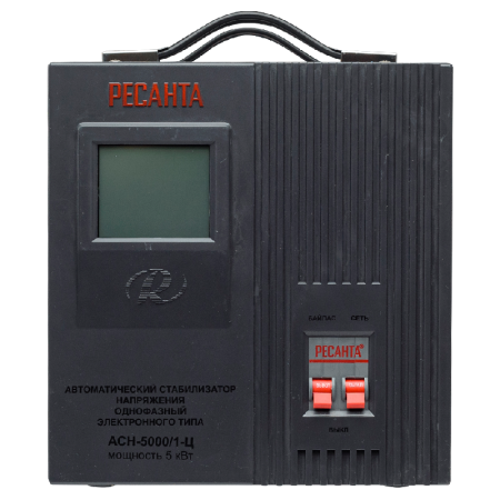 Стабилизатор напряжения РЕСАНТА АСН-5000/1-Ц по цене 10 190 руб. купить в Воронеже. Стабилизатор напряжения РЕСАНТА АСН-5000/1-Ц по цене 10 190 руб. купить в Воронеже.
