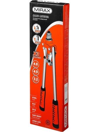 MIRAX 2.4 - 4.8 мм, 420 мм, двуручный заклепочник (31034) по цене 970 руб. купить в Воронеже.