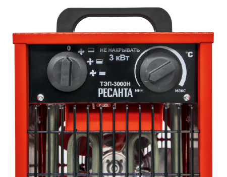 Электрическая тепловая пушка РЕСАНТА ТЭП-3000Н по цене 3 790 руб. купить в Воронеже.