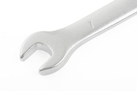 Ключ комбинированный, 7 мм, CrV, матовый хром Stels по цене 71 руб. купить в Воронеже.