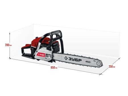 Бензопила ЗУБР ПБЦ-М49-45, 49 см3, 45 см по цене 9 990 руб. купить в Воронеже.