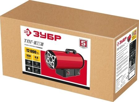 Газовая тепловая пушка ЗУБР, 12 кВт по цене 5 800 руб. купить в Воронеже.