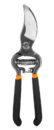 Секатор ВИХРЬ 200мм (возвратная пружина, обрезиненные рукоятки)