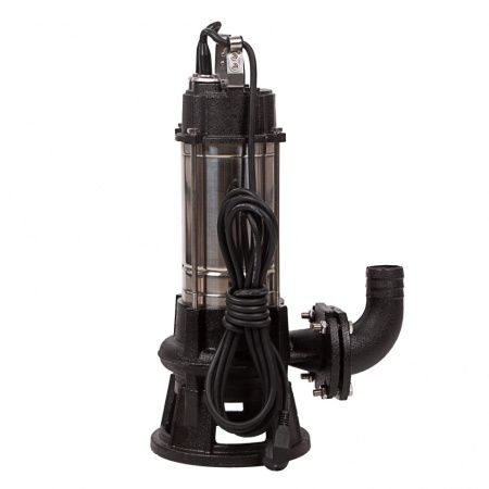 Фекальный насос FP1800-KS, 1800 Вт, напор 17 м, 26000 л/ч, нож-измельчитель Denzel по цене 22 380 руб. купить в Воронеже.