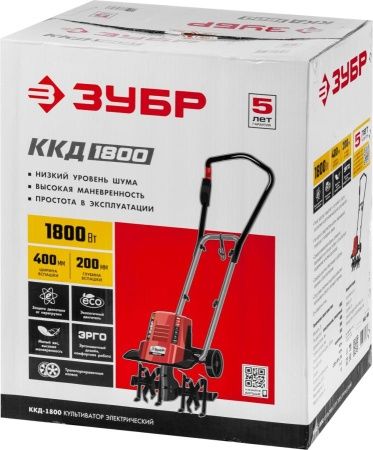 ЗУБР 1800 Вт, электрический культиватор (ККД-1800) по цене 15 400 руб. купить в Воронеже.