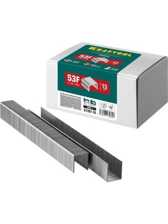 KRAFTOOL тип 20GA (53F/D/056) 13 мм, 5000 шт, скобы для степлера (31787-13)