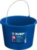 ЗУБР 20л, ведро строительное усиленное пластмассовое, с носиком