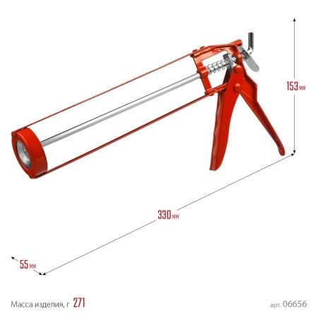 MIRAX скелетный пистолет для герметика, 310 мл по цене 296 руб. купить в Воронеже.