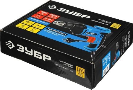 ЗУБР ЗСШ-550-45 сетевой шуруповерт, 550 Вт по цене 4 720 руб. купить в Воронеже.