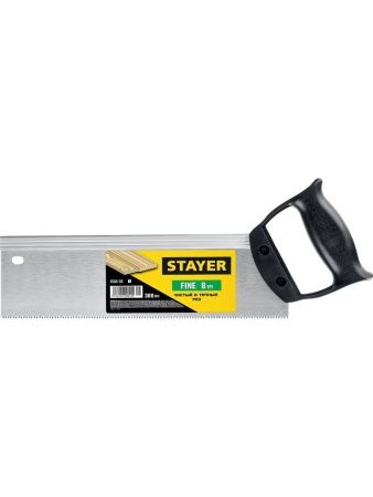 STAYER Fine, 300 мм, ножовка для стусла c обушком (1536-30) по цене 410 руб. купить в Воронеже.