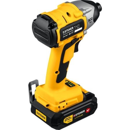 STEHER 20В бесщёточный винтоверт, 2 АКБ (2Ач), в кейсе. CSB-300-2 по цене 6 290 руб. купить в Воронеже.
