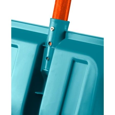 Снеговая лопата GRINDA PROLine FIBER-400 400 мм пластиковая с алюминиевой планкой, особопрочный легкий черенок из фибергласса, V-ручка по цене 1 130 руб. купить в Воронеже.