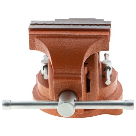 Тиски слесарные, 100 мм, поворотные, с наковальней Sparta по цене 3 036 руб. купить в Воронеже.