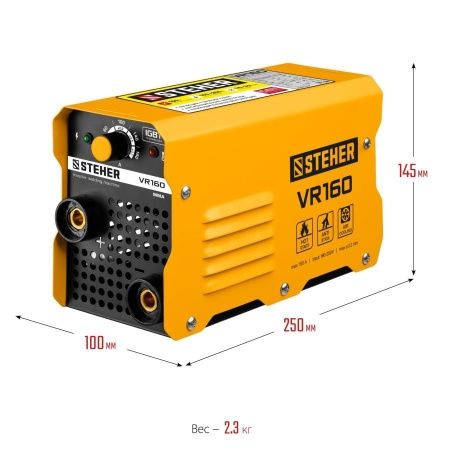 Сварочный аппарат инверторный, 160 А, STEHER по цене 4 620 руб. купить в Воронеже.
