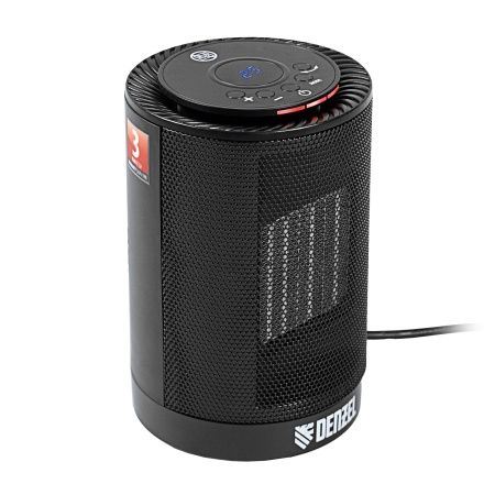 Тепловентилятор электрический керамический DTFC-1200, 3 режима, вентилятор, нагрев 600/1200 Вт Denzel по цене 3 820 руб. купить в Воронеже.